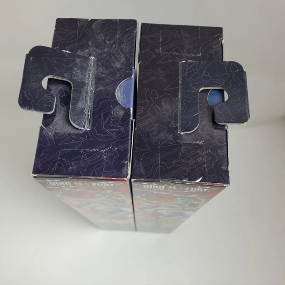 Power Rangers 12" Dino Fury Blue & Red Ranger Action Figure Brand New Lot Of 2 - Picture 3 of 6